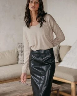 Jupe Dune Noir | Jupes & Shorts Grace & Mila Femme -Vêtements Femme Soldes jupe dune noir jupes shorts grace mila femme 5