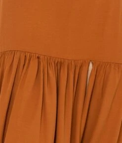 Jupe Longue Fendue Caramel | Jupes Camaieu Femme -Vêtements Femme Soldes jupe longue fendue caramel jupes camaieu femme 5