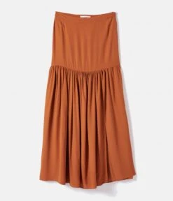 Jupe Longue Fendue Caramel | Jupes Camaieu Femme -Vêtements Femme Soldes jupe longue fendue caramel jupes camaieu femme 7