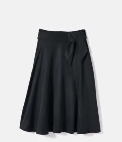 Jupe Noire Fendue Ceinturée Noir | Jupes Camaieu Femme -Vêtements Femme Soldes jupe noire fendue ceinturc3a9e noir jupes camaieu femme 6