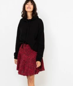 Jupe Patineuse Imprimé Coeurs Sweatheart | Jupes Camaieu Femme -Vêtements Femme Soldes jupe patineuse imprimc3a9 coeurs sweatheart jupes camaieu femme 6