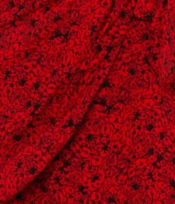 Jupe Portefeuille Imprimé Fleuri Fleurs Graphique Fond Rouge | Jupes Camaieu Femme -Vêtements Femme Soldes jupe portefeuille imprimc3a9 fleuri fleurs graphique fond rouge jupes camaieu femme 5