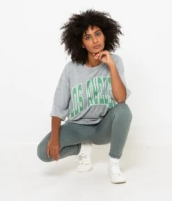 Legging Maille Technique Femme Balsam Green | Pantalons Camaieu Femme -Vêtements Femme Soldes legging maille technique femme balsam green pantalons camaieu femme 6