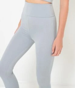 Legging Maille Technique Femme Gris Clair Chine | Pantalons Camaieu Femme