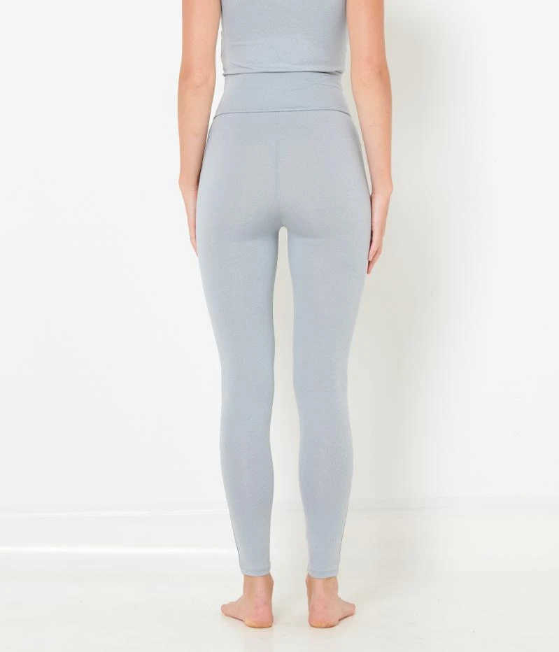 Legging Maille Technique Femme Gris Clair Chine | Pantalons Camaieu Femme 5 Legging Maille Technique Femme Gris Clair Chine | Pantalons Camaieu Femme – Image 3