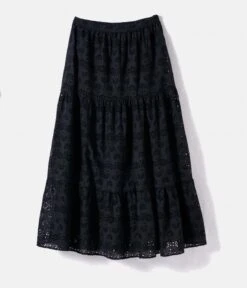 Longue Jupe Brodée Noir | Jupes Camaieu Femme -Vêtements Femme Soldes longue jupe brodc3a9e noir jupes camaieu femme 7