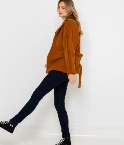 Manteau Court Ceinturé Manches Bouffantes Femme Caramel | Manteaux,Doudounes Camaieu Femme -Vêtements Femme Soldes manteau court ceinturc3a9 manches bouffantes femme caramel manteauxdoudounes camaieu femme 4
