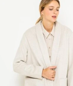 Manteau Léger Femme Polyester Recyclé Pastel Parchment | Manteaux,Doudounes Camaieu Femme