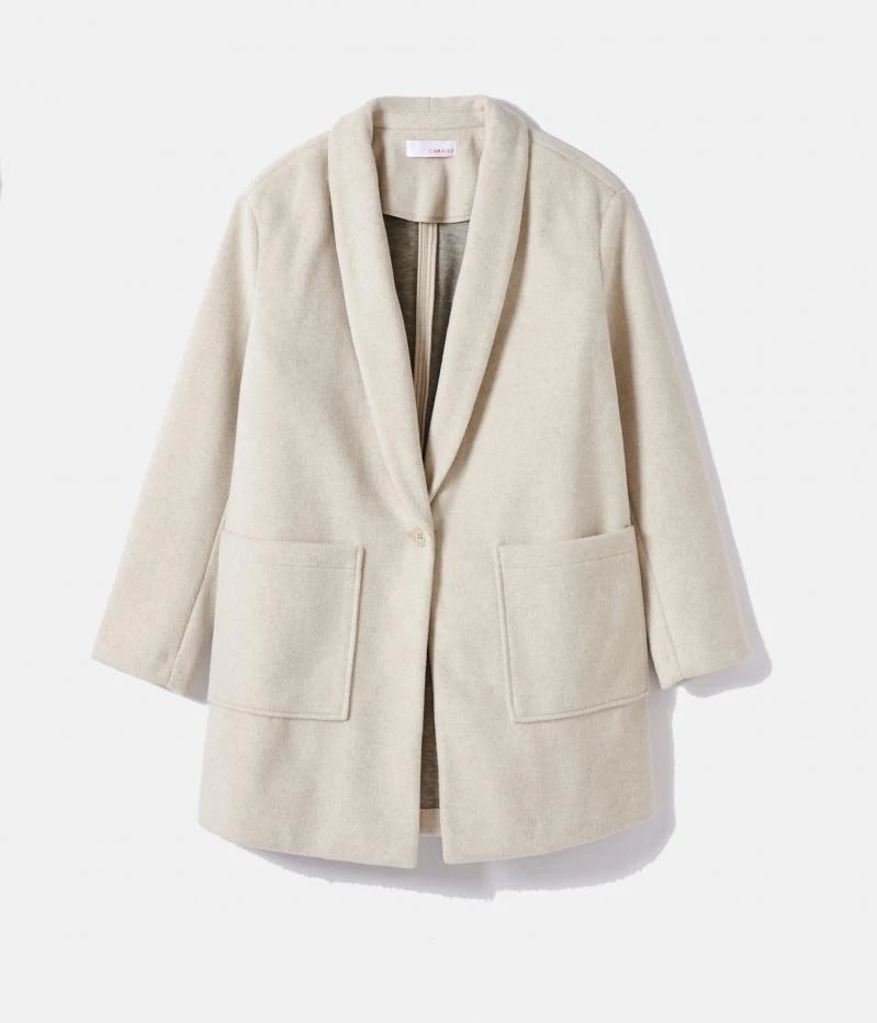 Manteau Léger Femme Polyester Recyclé Pastel Parchment | Manteaux,Doudounes Camaieu Femme 9 Manteau Léger Femme Polyester Recyclé Pastel Parchment | Manteaux,Doudounes Camaieu Femme – Image 7