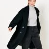 Manteau Oversize Femme En Laine Noir | Manteaux,Doudounes Camaieu Femme -Vêtements Femme Soldes manteau oversize femme en laine noir manteauxdoudounes camaieu femme 1