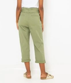 Pantacourt Carotte Ceinture Femme Kaki Clair | Shorts, Pantacourts Camaieu Femme -Vêtements Femme Soldes pantacourt carotte ceinture femme kaki clair shorts pantacourts camaieu femme 3