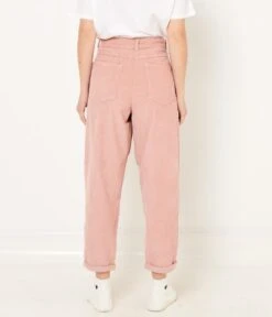 Pantalon Carotte Femme En Velours Pink Dogwood | Pantalons Camaieu Femme -Vêtements Femme Soldes pantalon carotte femme en velours pink dogwood pantalons camaieu femme 3