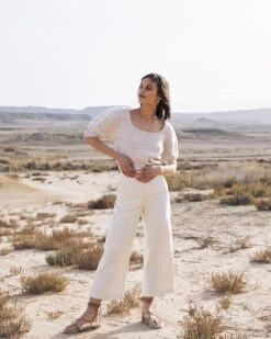 Pantalon Cedric Ecru | Pantalons Grace & Mila Femme -Vêtements Femme Soldes pantalon cedric ecru pantalons grace mila femme 2