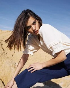 Pantalon Cedric Marine | Pantalons Grace & Mila Femme -Vêtements Femme Soldes pantalon cedric marine pantalons grace mila femme 3