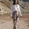 Pantalon Charlot Taupe | Pantalons Grace & Mila Femme 2 Pantalon Charlot Taupe | Pantalons Grace & Mila Femme -Vêtements Femme Soldes pantalon charlot taupe pantalons grace mila femme 1
