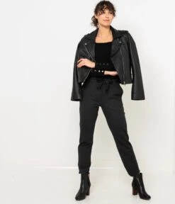 Pantalon Cigarette Femme Anthracite Gris Anthracite Foncé Chiné | Pantalons Camaieu Femme -Vêtements Femme Soldes pantalon cigarette femme anthracite gris anthracite foncc3a9 chinc3a9 pantalons camaieu femme 7