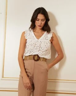 Pantalon Clover Beige | Pantalons Grace & Mila Femme