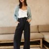 Pantalon Daumesnil Noir | Pantalons Grace & Mila Femme