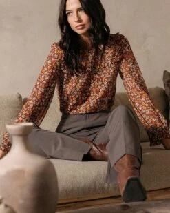 Pantalon Divin Kaki | Pantalons Grace & Mila Femme -Vêtements Femme Soldes pantalon divin kaki pantalons grace mila femme 4