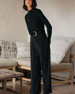 Pantalon Donovan Noir | Pantalons Grace & Mila Femme -Vêtements Femme Soldes pantalon donovan noir pantalons grace mila femme 3