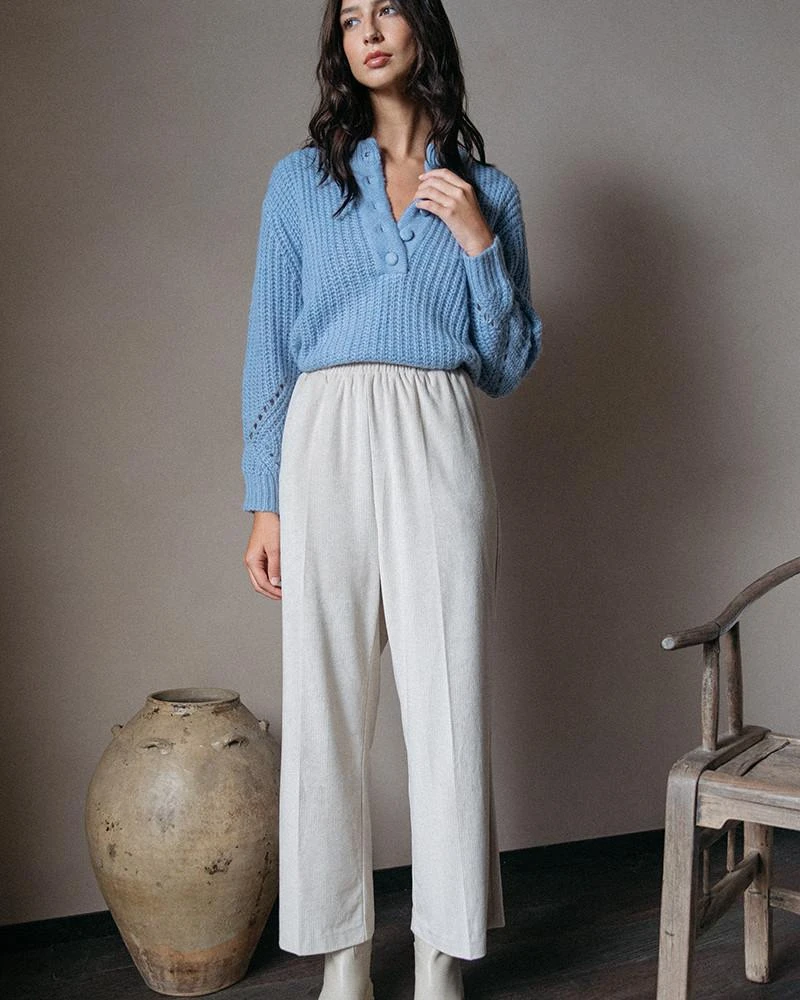 Pantalon Dorian Beige | Pantalons Grace & Mila Femme 4 Pantalon Dorian Beige | Pantalons Grace & Mila Femme – Image 2