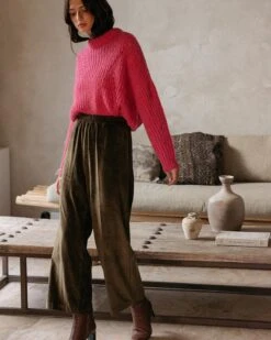 Pantalon Dorian Kaki | Pantalons Grace & Mila Femme -Vêtements Femme Soldes pantalon dorian kaki pantalons grace mila femme 4