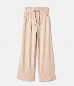 Pantalon En Maille Côtelé Femme  Beige Clair Chine | Pantalons Camaieu Femme -Vêtements Femme Soldes pantalon en maille cc3b4telc3a9 femmec2a0 beige clair chine pantalons camaieu femme 7