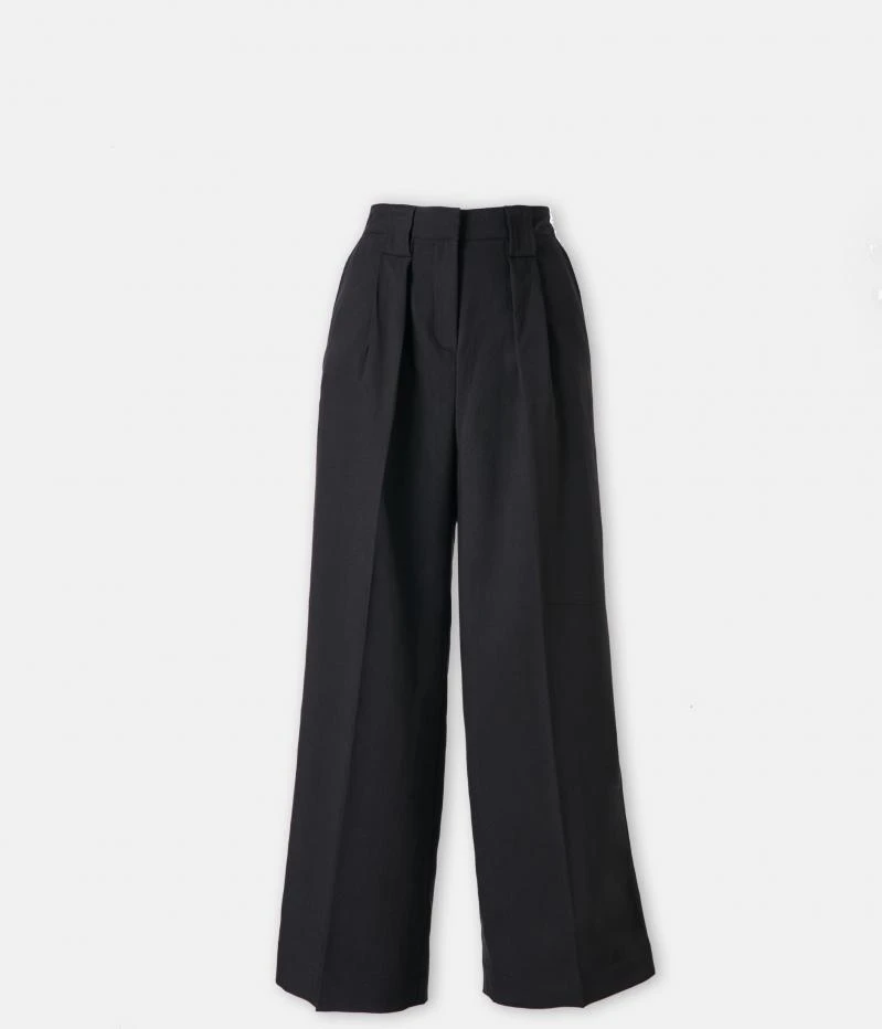 Pantalon Large Lyocell Femme Noir | Pantalons Camaieu Femme 9 Pantalon Large Lyocell Femme Noir | Pantalons Camaieu Femme – Image 7