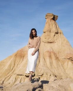 Vêtements Femme Soldes -Vêtements Femme Soldes pull cabrel camel pulls cardigans grace mila femme 2