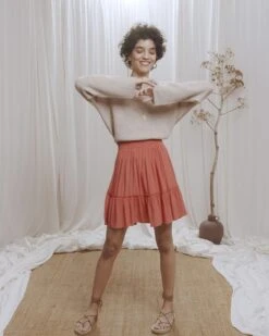 Pull Calme Camel | Pulls & Cardigans Grace & Mila Femme -Vêtements Femme Soldes pull calme camel pulls cardigans grace mila femme 2