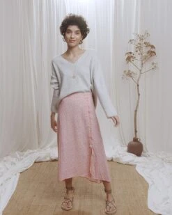 Pull Calme Gris Clair | Pulls & Cardigans Grace & Mila Femme