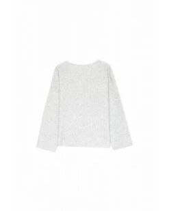 Pull Calme Gris Clair | Pulls & Cardigans Grace & Mila Femme -Vêtements Femme Soldes pull calme gris clair pulls cardigans grace mila femme 3