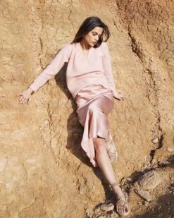 Pull Calvin Rose | Pulls & Cardigans Grace & Mila Femme -Vêtements Femme Soldes pull calvin rose pulls cardigans grace mila femme 3