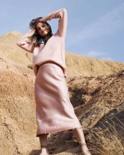 Pull Calvin Rose | Pulls & Cardigans Grace & Mila Femme -Vêtements Femme Soldes pull calvin rose pulls cardigans grace mila femme 4