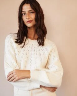 Pull Dahlia Ecru | Pulls & Cardigans Grace & Mila Femme