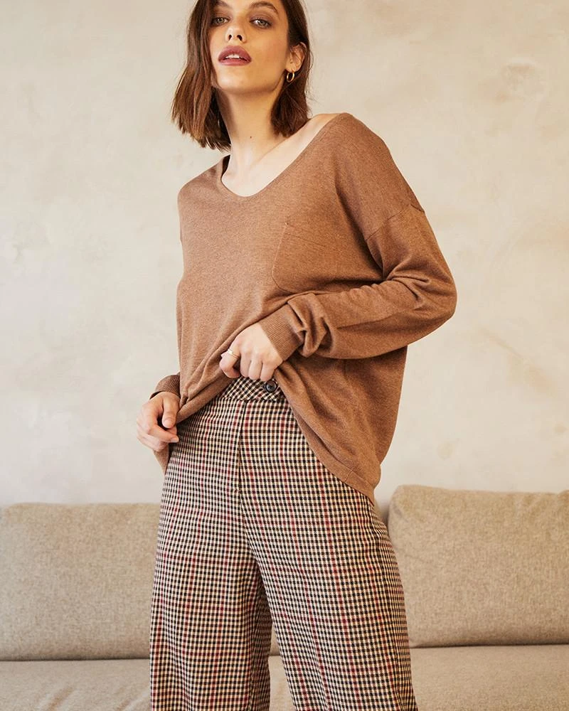 Pull Daily Taupe | Pulls & Cardigans Grace & Mila Femme 3 Pull Daily Taupe | Pulls & Cardigans Grace & Mila Femme