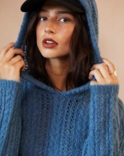 Pull Daisuke Bleu | Pulls & Cardigans Grace & Mila Femme -Vêtements Femme Soldes pull daisuke bleu pulls cardigans grace mila femme 3