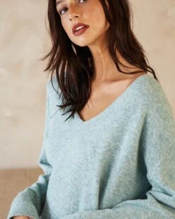 Pull Daisy Vert | Pulls & Cardigans Grace & Mila Femme 11 Pull Daisy Vert | Pulls & Cardigans Grace & Mila Femme -Vêtements Femme Soldes pull daisy vert pulls cardigans grace mila femme 4
