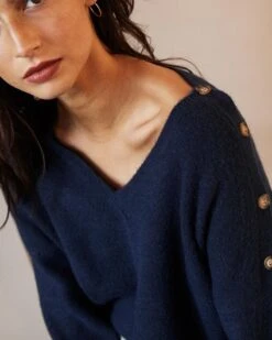 Pull Dali Marine | Pulls & Cardigans Grace & Mila Femme -Vêtements Femme Soldes pull dali marine pulls cardigans grace mila femme 3