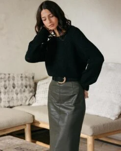 Pull Dallas Noir | Pulls & Cardigans Grace & Mila Femme -Vêtements Femme Soldes pull dallas noir pulls cardigans grace mila femme 2