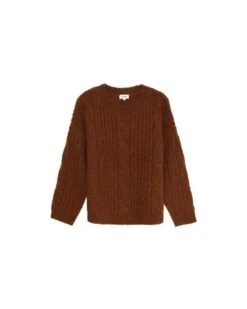 Pull Damael Chocolat | Pulls & Cardigans Grace & Mila Femme 12 Pull Damael Chocolat | Pulls & Cardigans Grace & Mila Femme -Vêtements Femme Soldes pull damael chocolat pulls cardigans grace mila femme 5