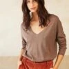 Pull Damaris Kaki | Pulls & Cardigans Grace & Mila Femme