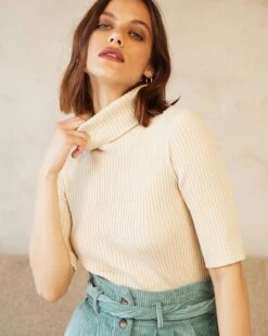 Pull Damia Beige | Pulls & Cardigans Grace & Mila Femme -Vêtements Femme Soldes pull damia beige pulls cardigans grace mila femme 3