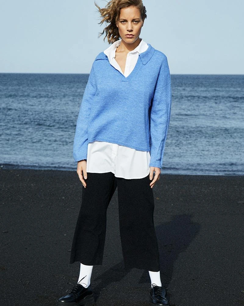 Pull Damier Bleu | Pulls & Cardigans Grace & Mila Femme 3 Pull Damier Bleu | Pulls & Cardigans Grace & Mila Femme