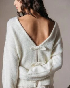 Pull Donna Ecru | Pulls & Cardigans Grace & Mila Femme -Vêtements Femme Soldes pull donna ecru pulls cardigans grace mila femme 2