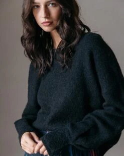 Pull Donna Noir | Pulls & Cardigans Grace & Mila Femme -Vêtements Femme Soldes pull donna noir pulls cardigans grace mila femme 2