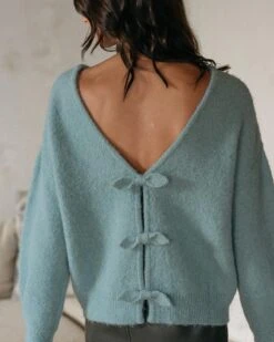 Pull Donna Vert | Pulls & Cardigans Grace & Mila Femme -Vêtements Femme Soldes pull donna vert pulls cardigans grace mila femme 4