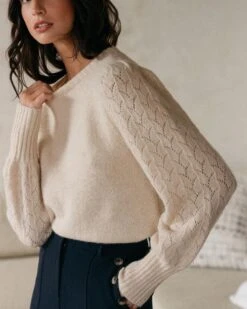 Pull Dove Beige | Pulls & Cardigans Grace & Mila Femme -Vêtements Femme Soldes pull dove beige pulls cardigans grace mila femme 3