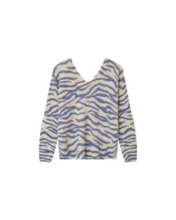 Pull Drake Bleu | Pulls & Cardigans Grace & Mila Femme -Vêtements Femme Soldes pull drake bleu pulls cardigans grace mila femme 7