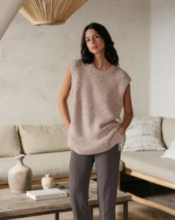 Pull Duncan Beige | Pulls & Cardigans Grace & Mila Femme -Vêtements Femme Soldes pull duncan beige pulls cardigans grace mila femme 4